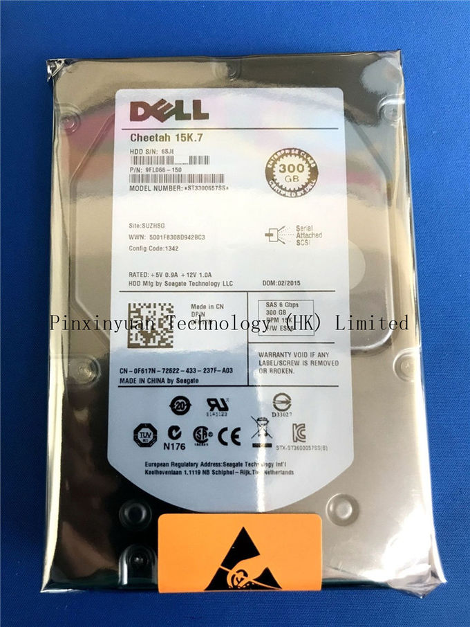 Dell F617N 씨게이트 치타 15.7K 300GB ST3300657SS 3.5" 쟁반을 가진 SAS 하드드라이브