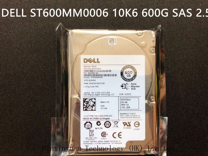 Dell 서버 하드 디스크 드라이브, 10k sata 하드드라이브 600GB 10K 6Gb/s 7YX58 ST600MM0006