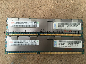 중국 IBM 46C7483 46C7489 49Y1400 16G PC3-8500 DDR3-1066 서버 기억 협력 업체