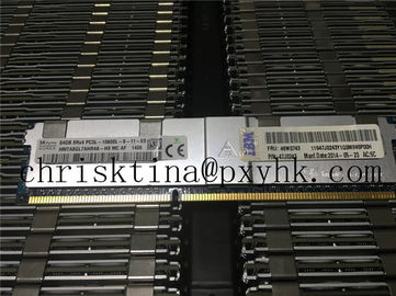 중국 고속 64gb Ecc 기억 IBM X3850 X6 46W0741 46W0743 8RX4 PC3L-10600L 협력 업체