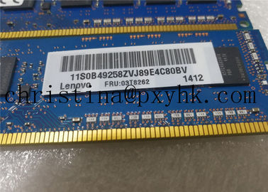 순수한 ECC 서버 기억 DDR3 1600 03T8262 Lenovo 8G 2R*8 PC3L-12800E 협력 업체