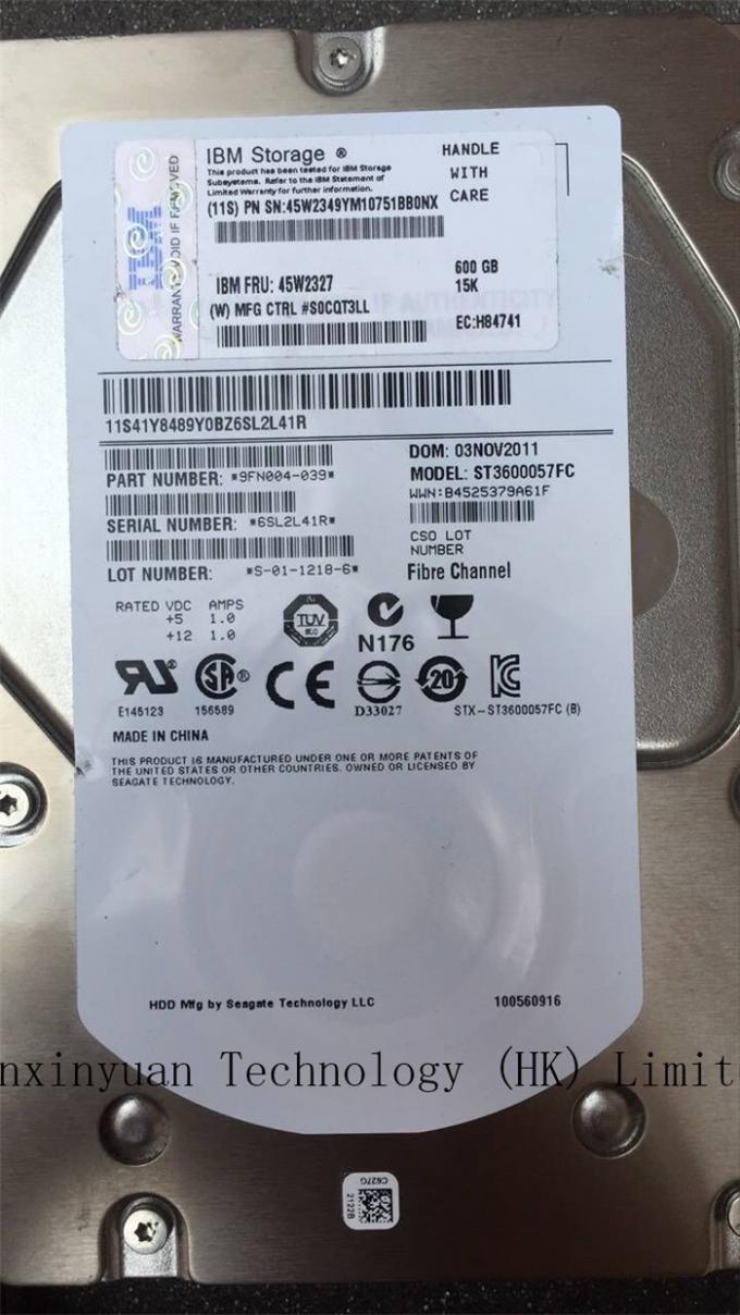 IBM 45W2327 600GB 15K 3.5" 쟁반 41Y8499 HUS156060VLF400를 가진 FC HDD