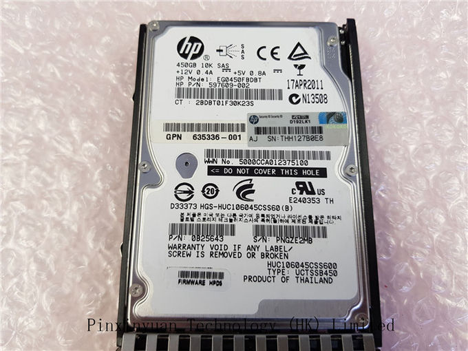 HP EVA 450GB M6625 SFF SAS 서버 하드 디스크 드라이브 6G 10K AW612A 613921-001