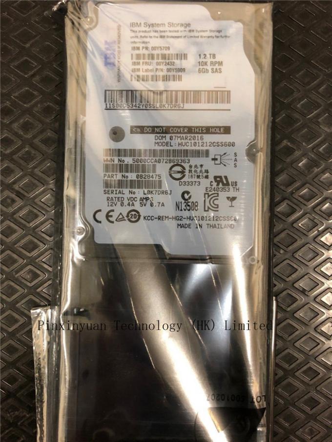 00Y5709 LENOVO/IBM 1.2TB 10K RPM 6GB 서버 Sata Hdd V3700 저장 00Y2432