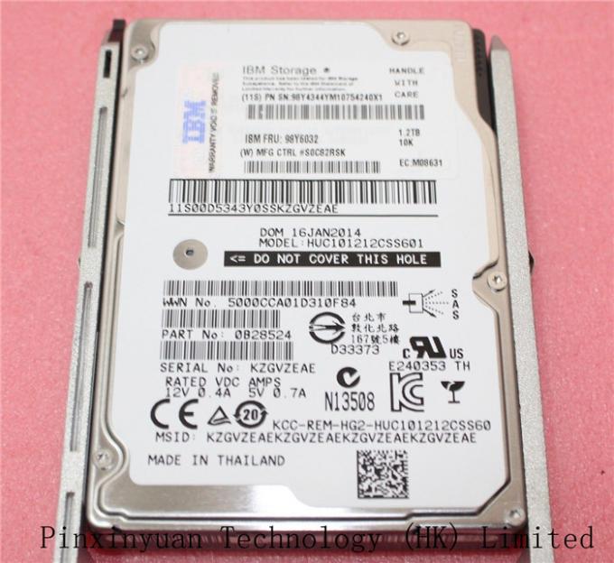 IBM 98Y6032 1.2TB 10k 2.5" 서버 하드드라이브 w/Tray 98Y4344 HUC101212CSS601 00Y2432* 00Y2507
