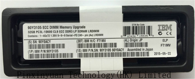판매 CC 공급에 32GB Ddr3 서버 기억 1333MHz LP LRDIMM 90Y3105 IBM 체계 X3650 M4