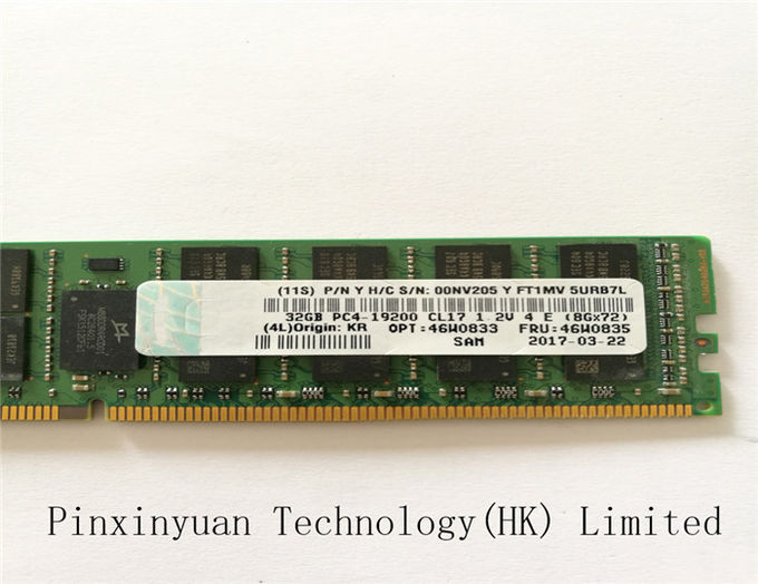 46W0825 호환성 서버 기억 단위, Ibm 서버 기억 PC4-19200 DDR4-2400Mhz 2RX8 1.2v ECC RDIMM
