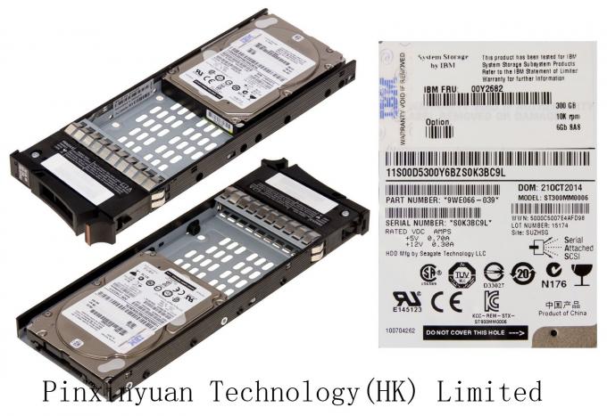 IBM 2076-3543 00y2682 85y6256 300GB 10K SFF SAS 드라이브/쟁반 6Gbps SFF 6.3cm