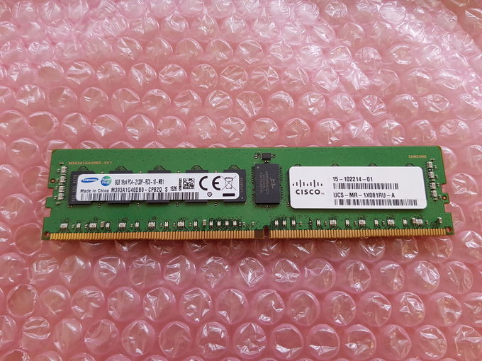 1Rx4 PC4-2133P DDR4 ECC 서버 기억 8GB Cisco 15-102214-01 UCS-MR-1X081RU-A
